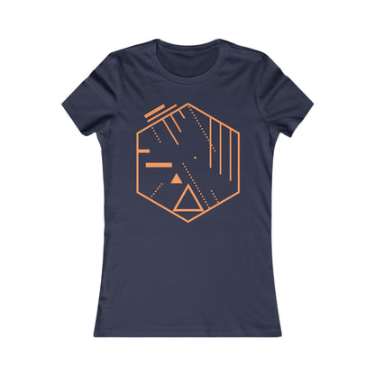 Women's Favourite Stylish Geometric T-Shirt