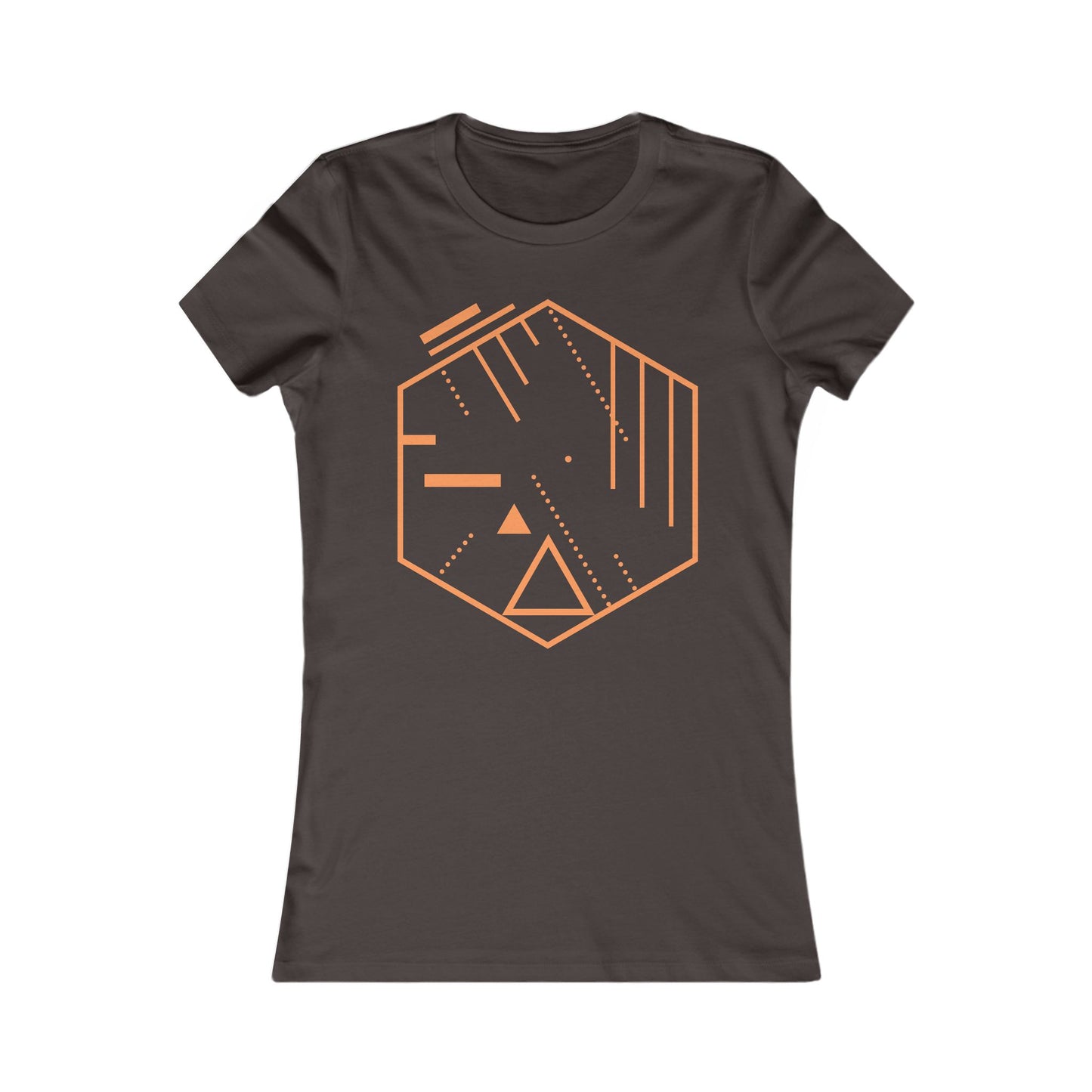 Women's Favourite Stylish Geometric T-Shirt