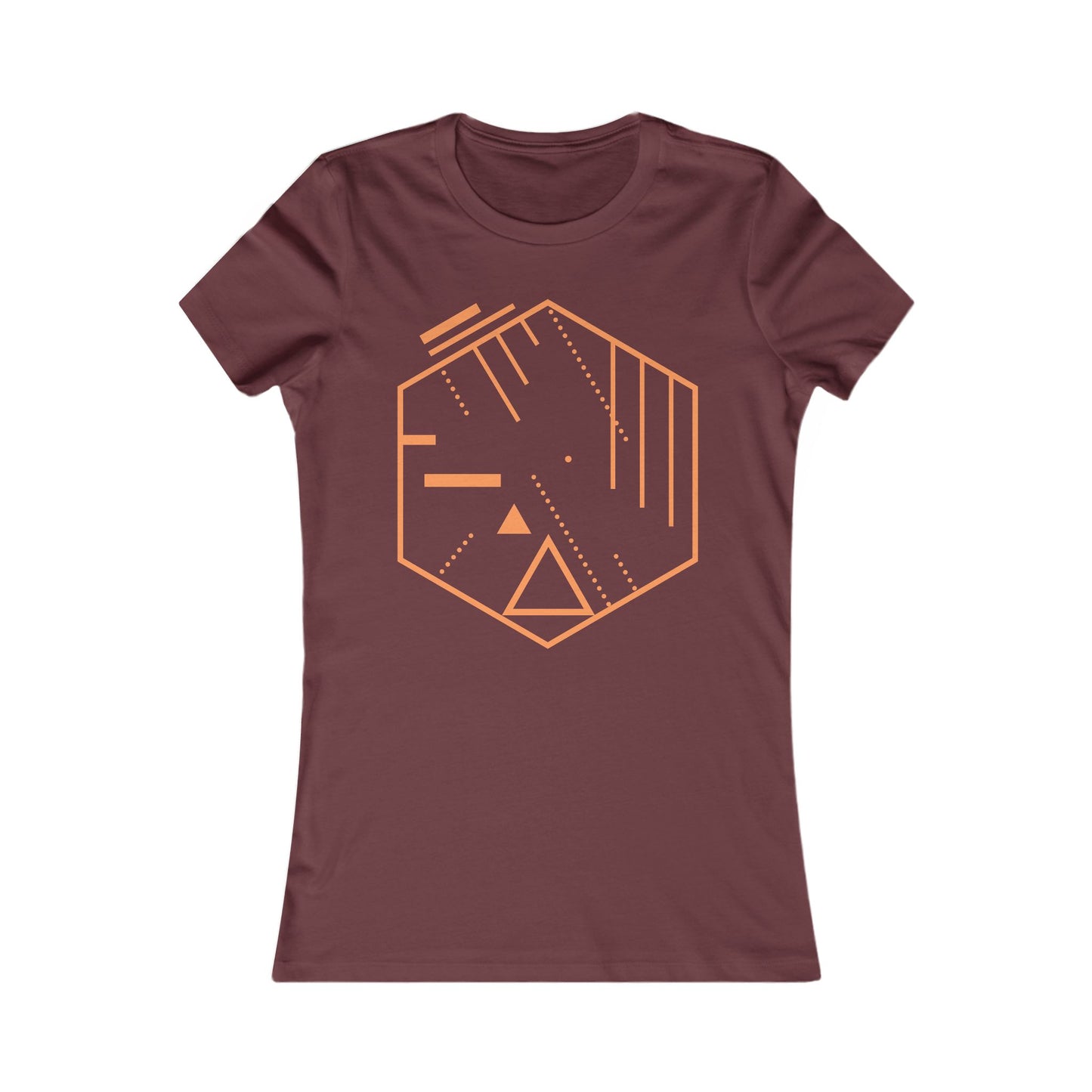Women's Favourite Stylish Geometric T-Shirt