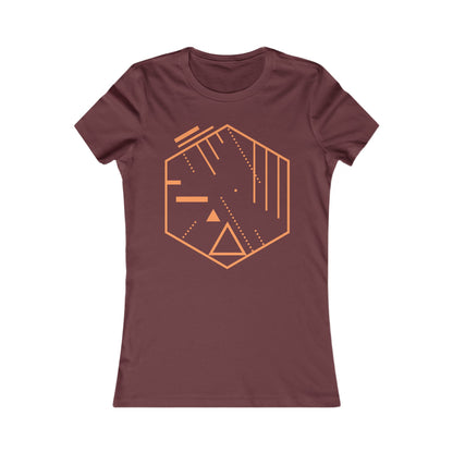 Women's Favourite Stylish Geometric T-Shirt