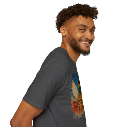 Desert Snowboarder Cosmic Spray-paint Softstyle T-Shirt