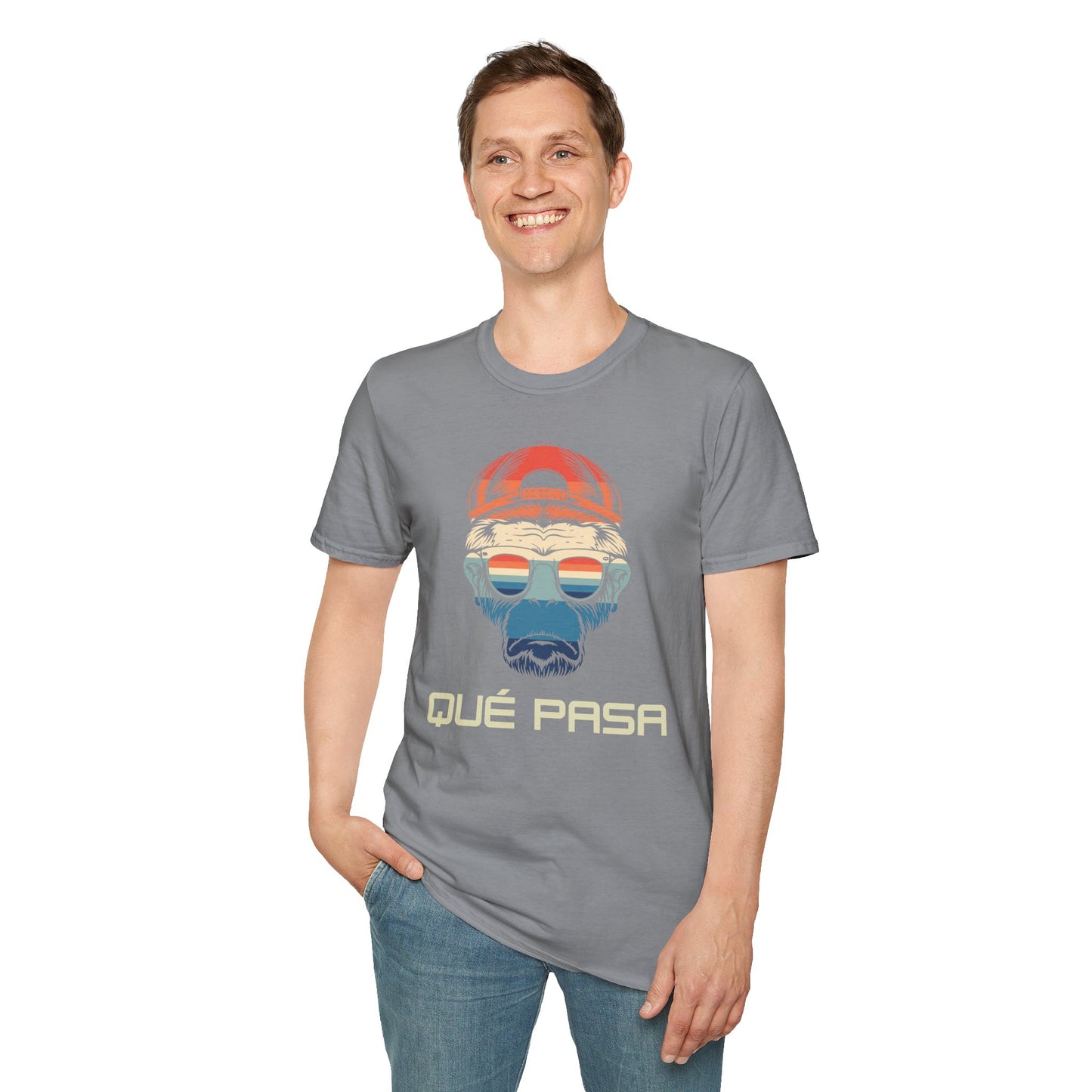 Qué Pasa Gorilla Graphic T-Shirt