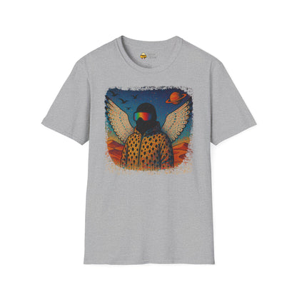Desert Snowboarder Cosmic Spray-paint Softstyle T-Shirt