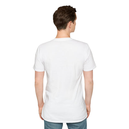 Biker Desert Road Spray-paint Softstyle T-Shirt