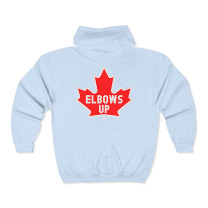 Canada Elbows Up Heavy Blend Zip Hoodie