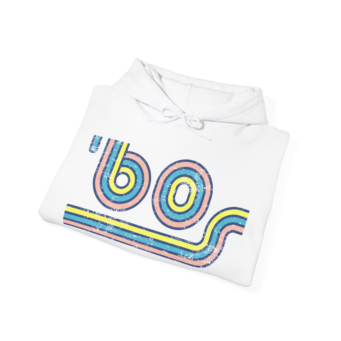 60s Distressed Retro Vibes Unisex Hoodie