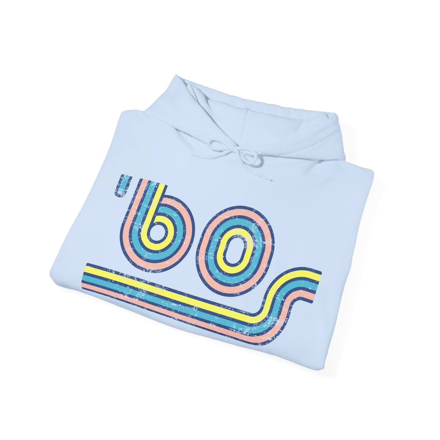 60s Distressed Retro Vibes Unisex Hoodie