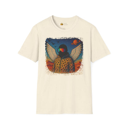 Desert Snowboarder Cosmic Spray-paint Softstyle T-Shirt