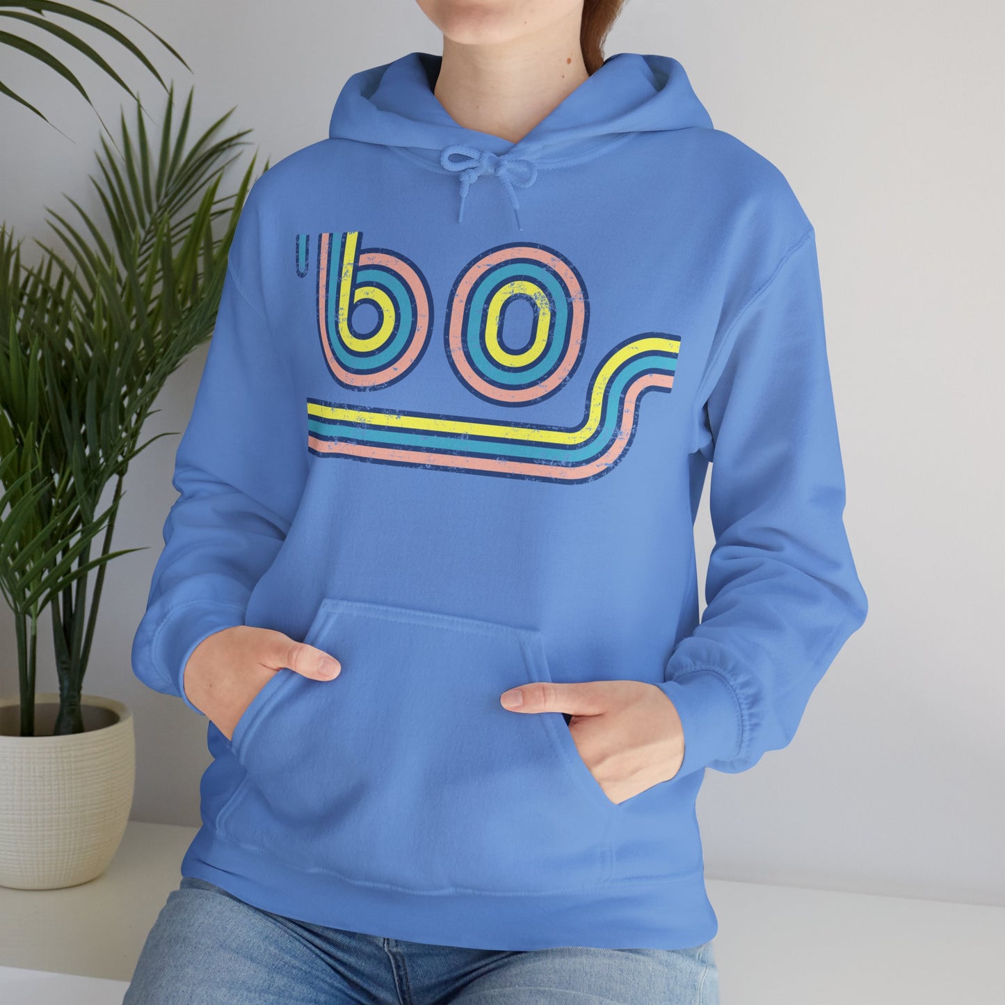 60s Distressed Retro Vibes Unisex Hoodie