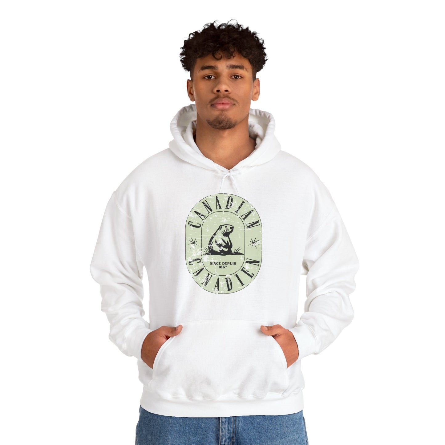 Vintage Canadian Beaver Heritage Hoodie