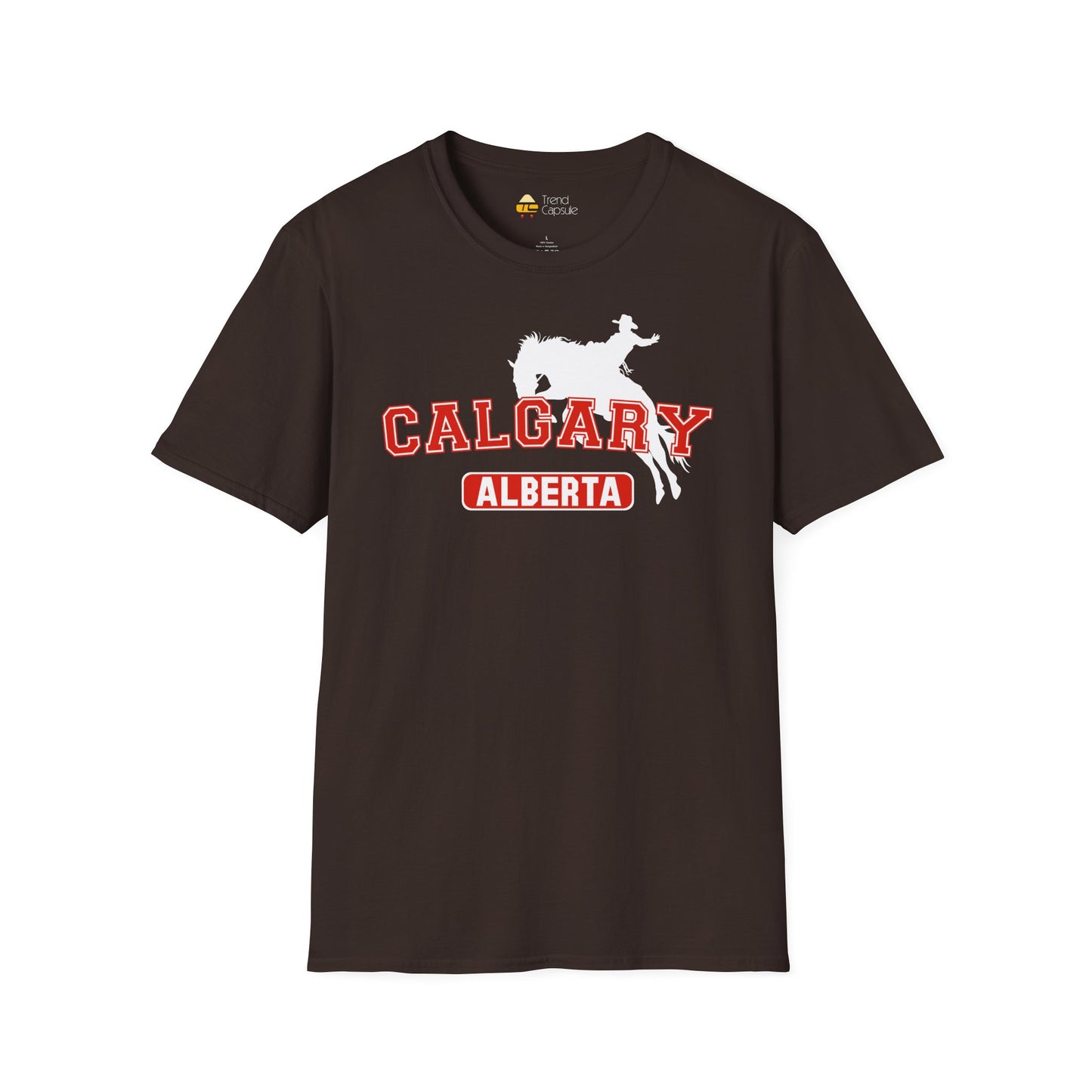 Calgary Alberta Varsity Softstyle T-Shirt