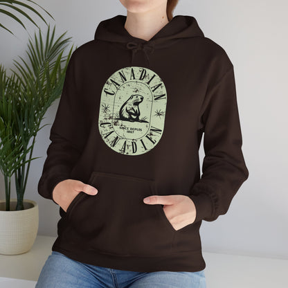 Vintage Canadian Beaver Heritage Hoodie