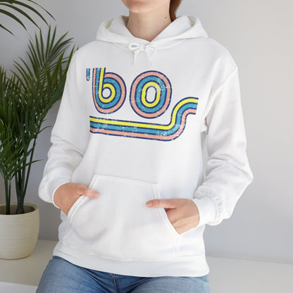 60s Distressed Retro Vibes Unisex Hoodie