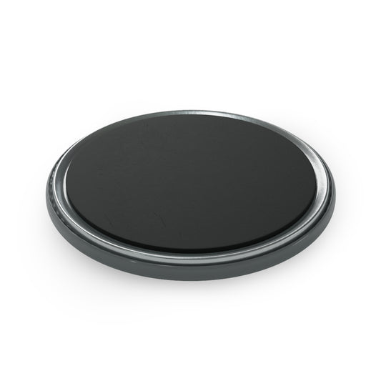 Made in Canada Gray Button Magnet, Round (1 & 10 pcs)