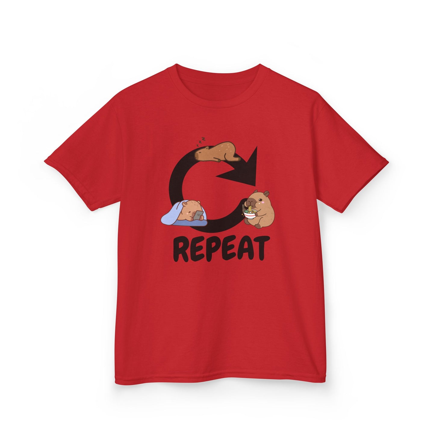 Youth's Funny Capybara T-Shirt