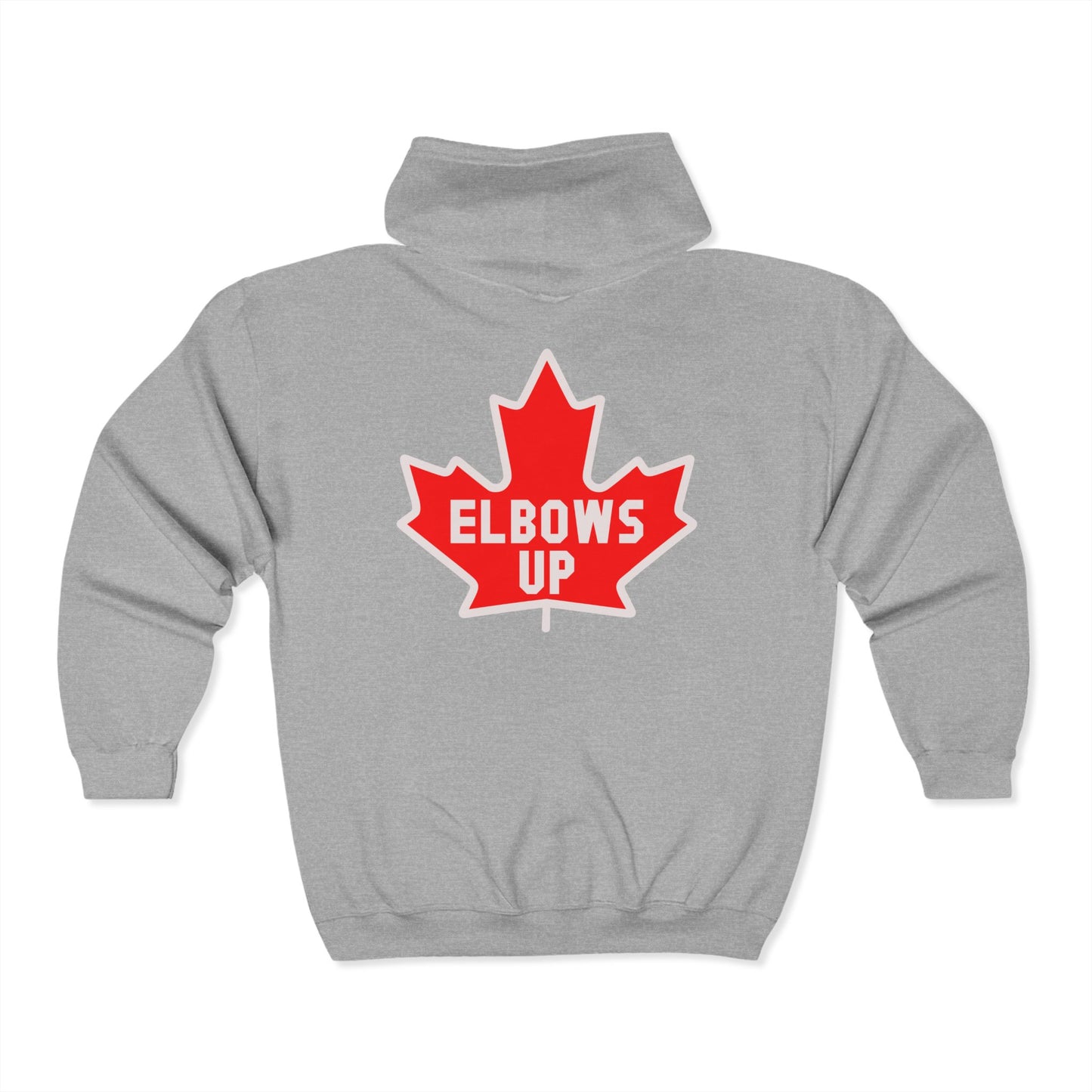 Canada Elbows Up Heavy Blend Zip Hoodie