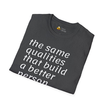 Inspirational Better Person & Athlete Softstyle T-Shirt