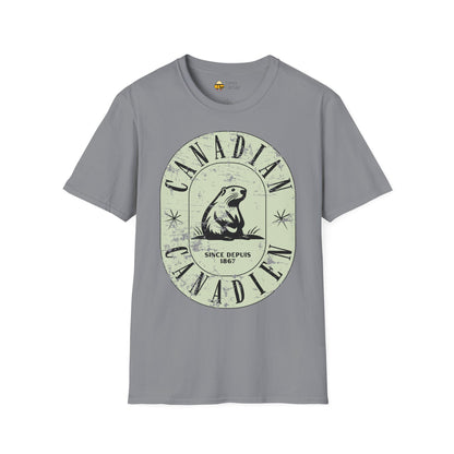 Vintage Canadian Beaver Softstyle T-Shirt