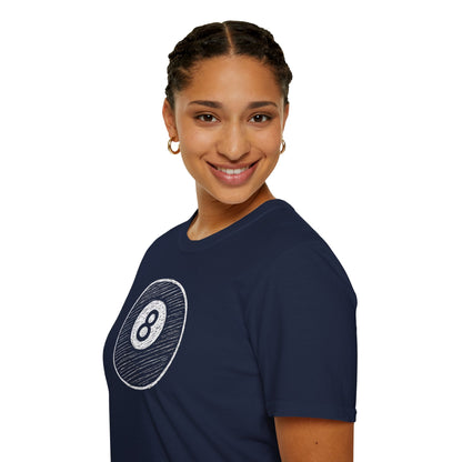 Vintage Chalkboard 8-Ball T-Shirt