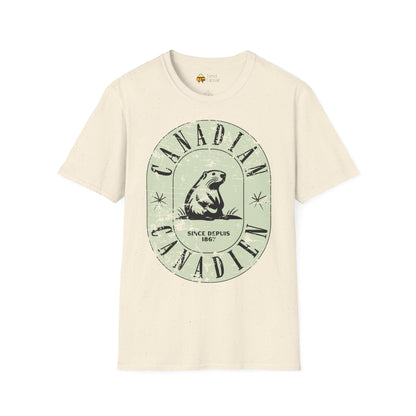 Vintage Canadian Beaver Softstyle T-Shirt