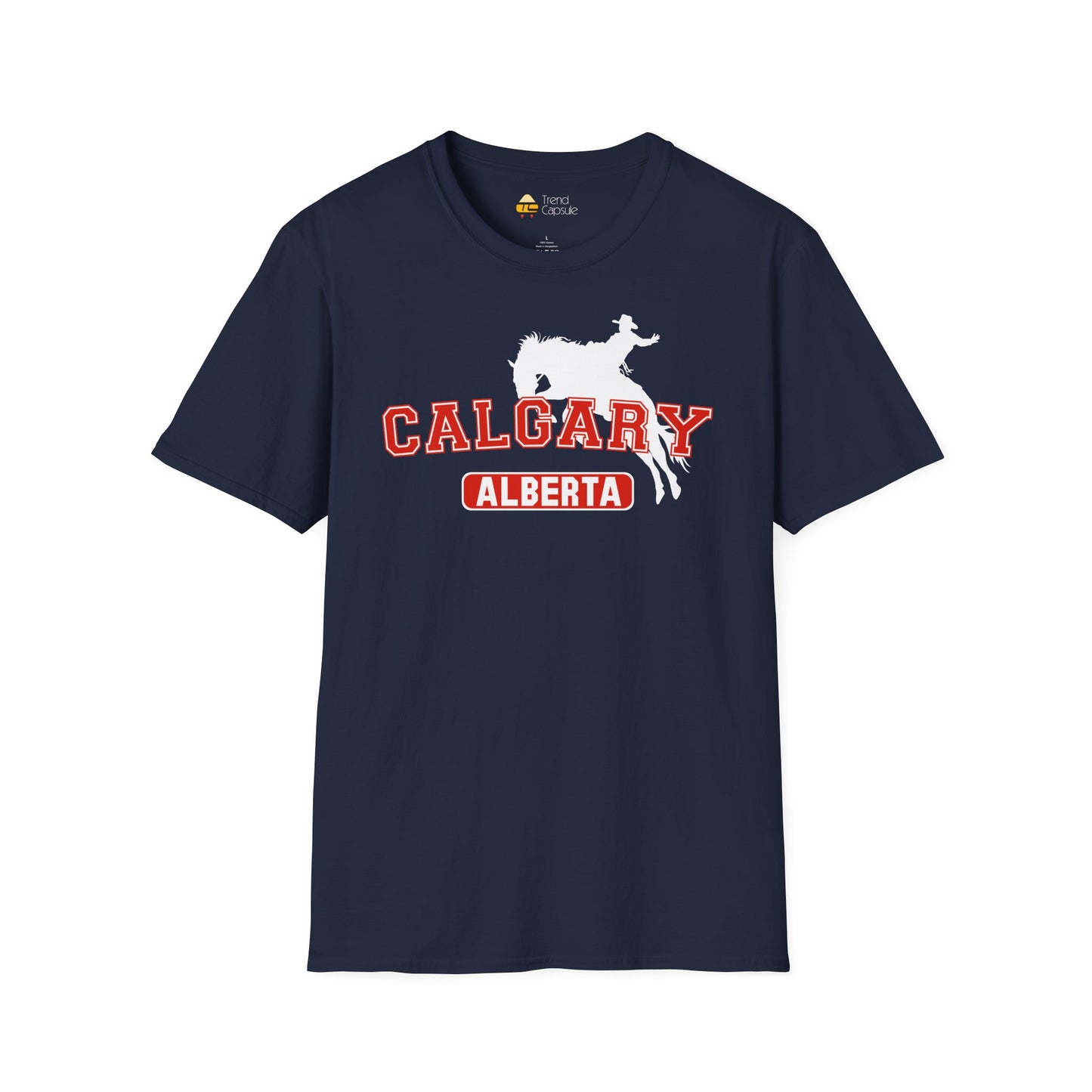 Calgary Alberta Varsity Softstyle T-Shirt