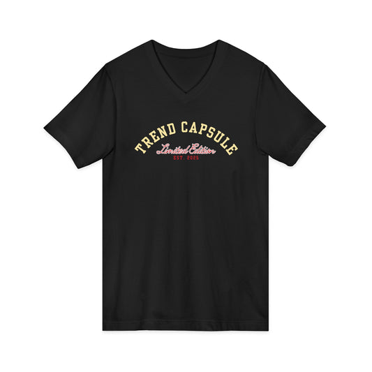 Trend Capsule Limited Edition Retro V Neck T-Shirt