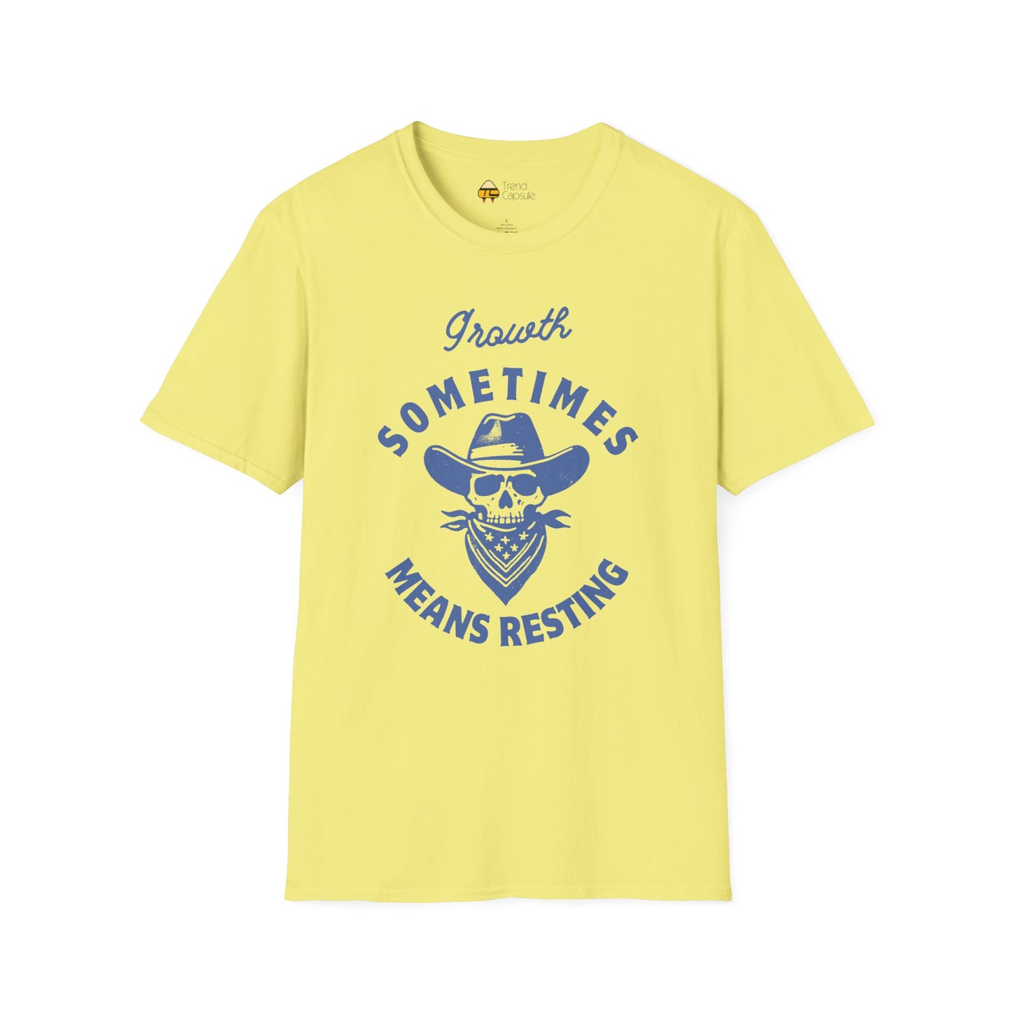 "Growth Sometimes Means Resting" Softstyle T-Shirt