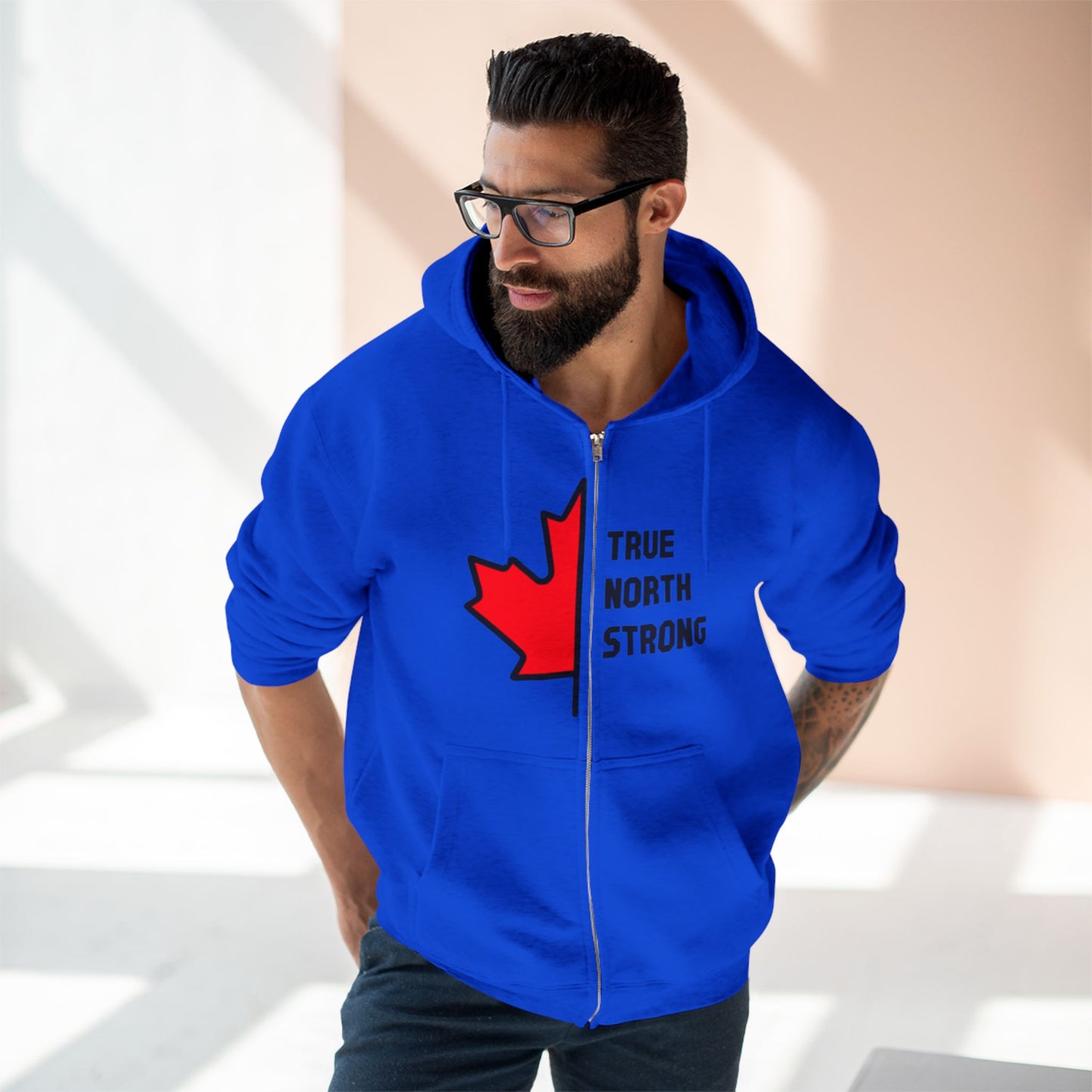 True North Strong Heavy Blend Zip Hoodie