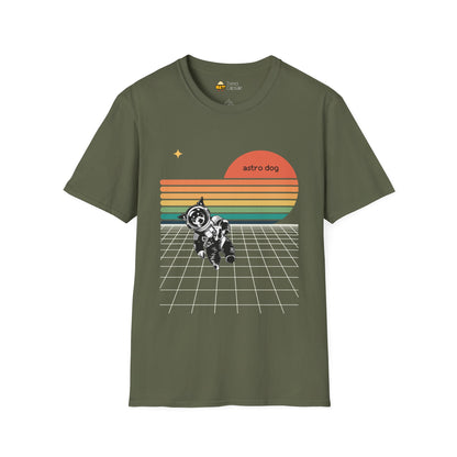 Retro Astro Dog Softstyle T-Shirt