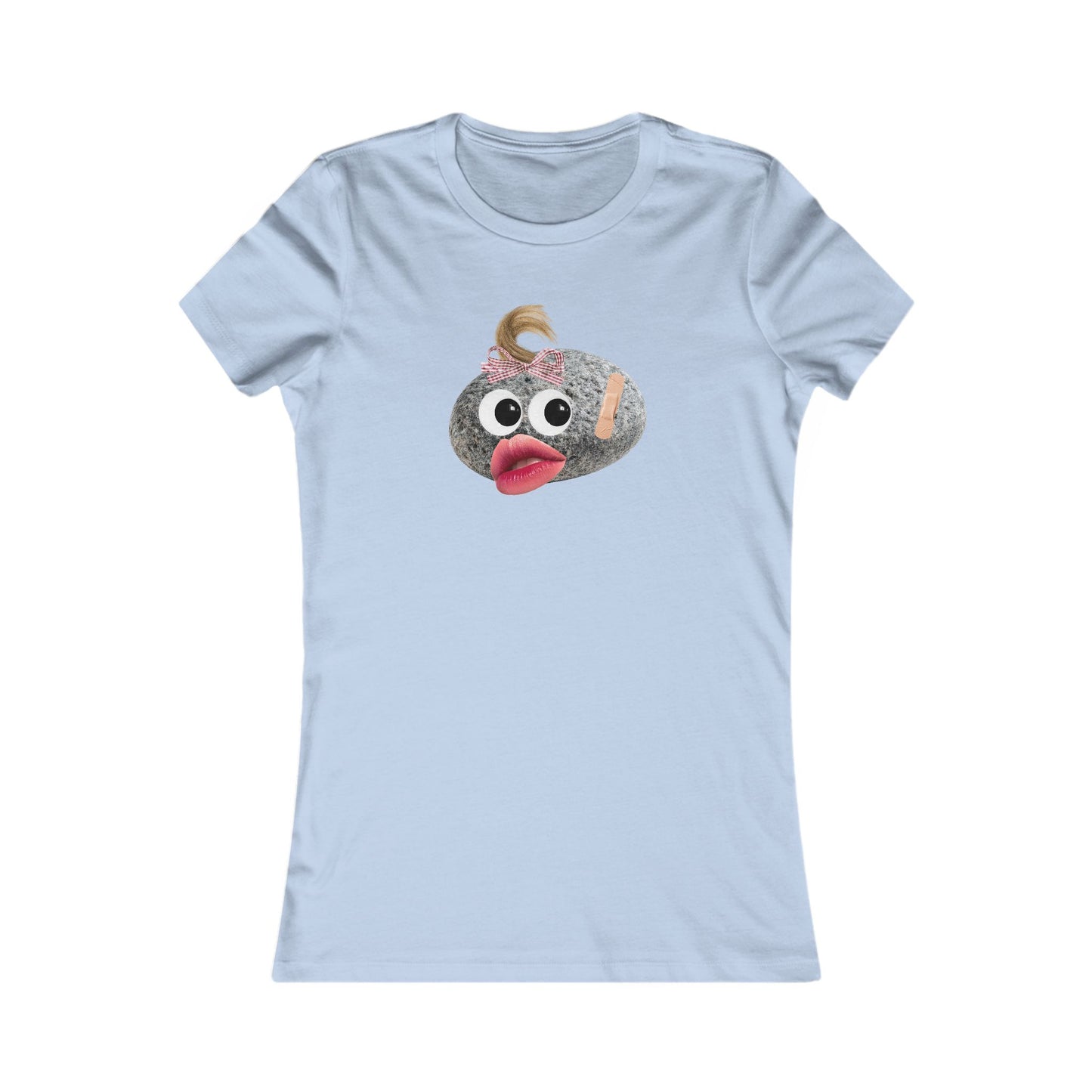 Women's Pet Rock Photo Collage T-Shirt