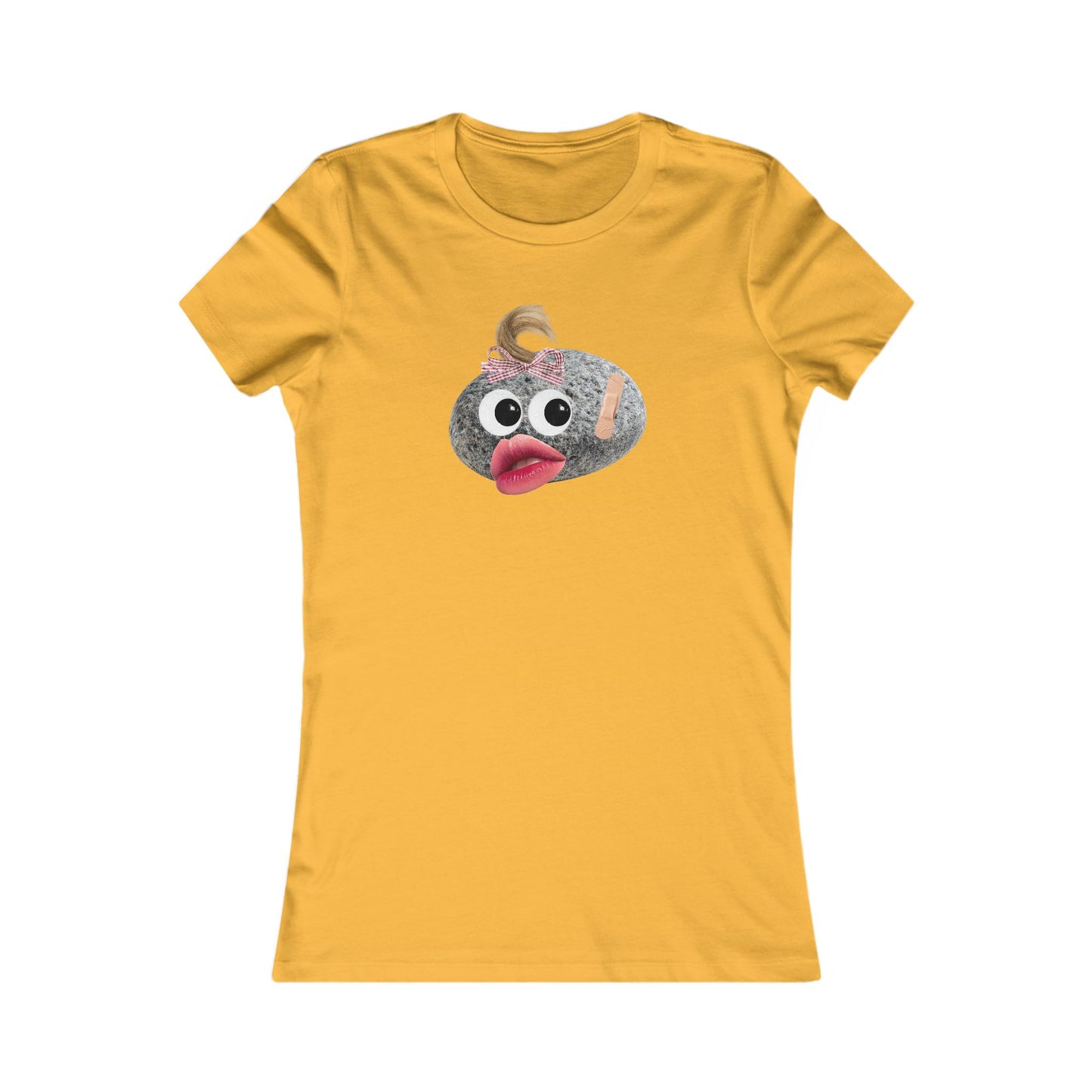 Women's Pet Rock Photo Collage T-Shirt