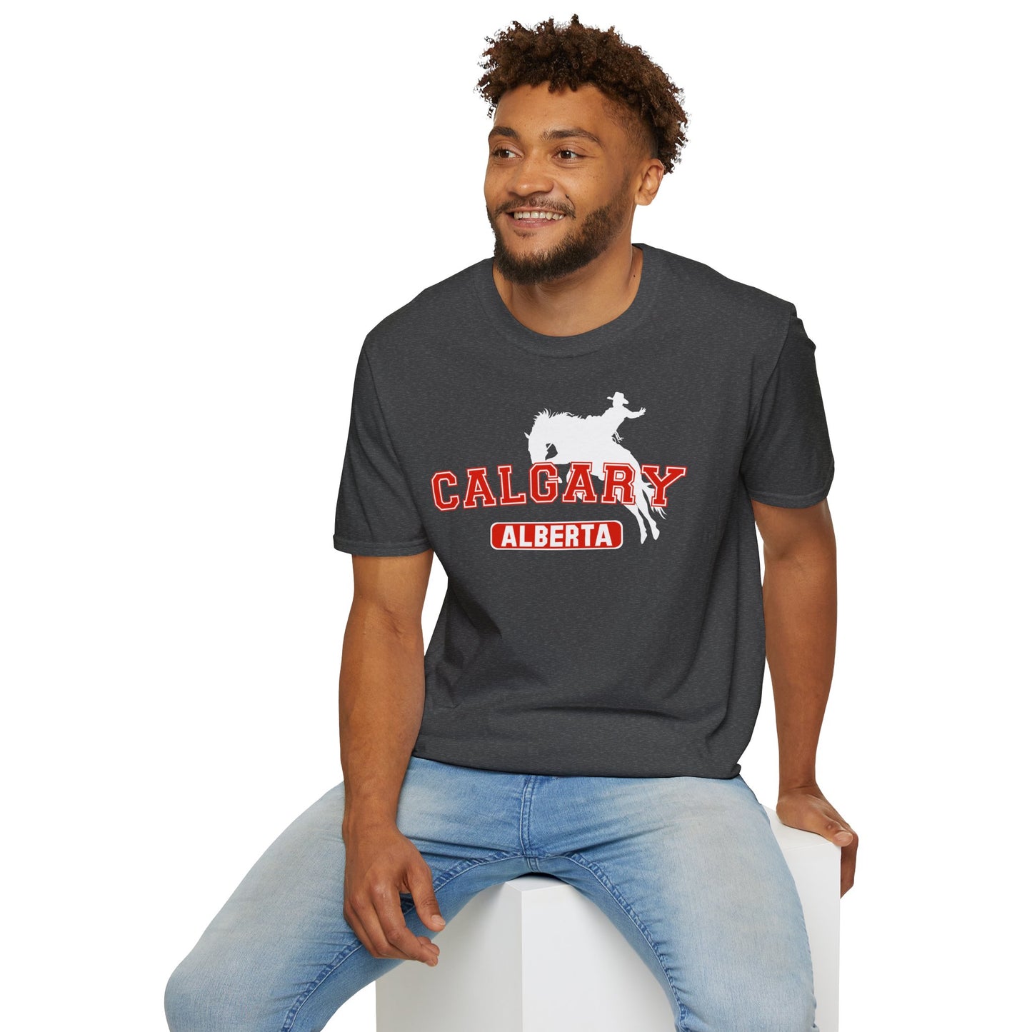 Calgary Alberta Varsity Softstyle T-Shirt