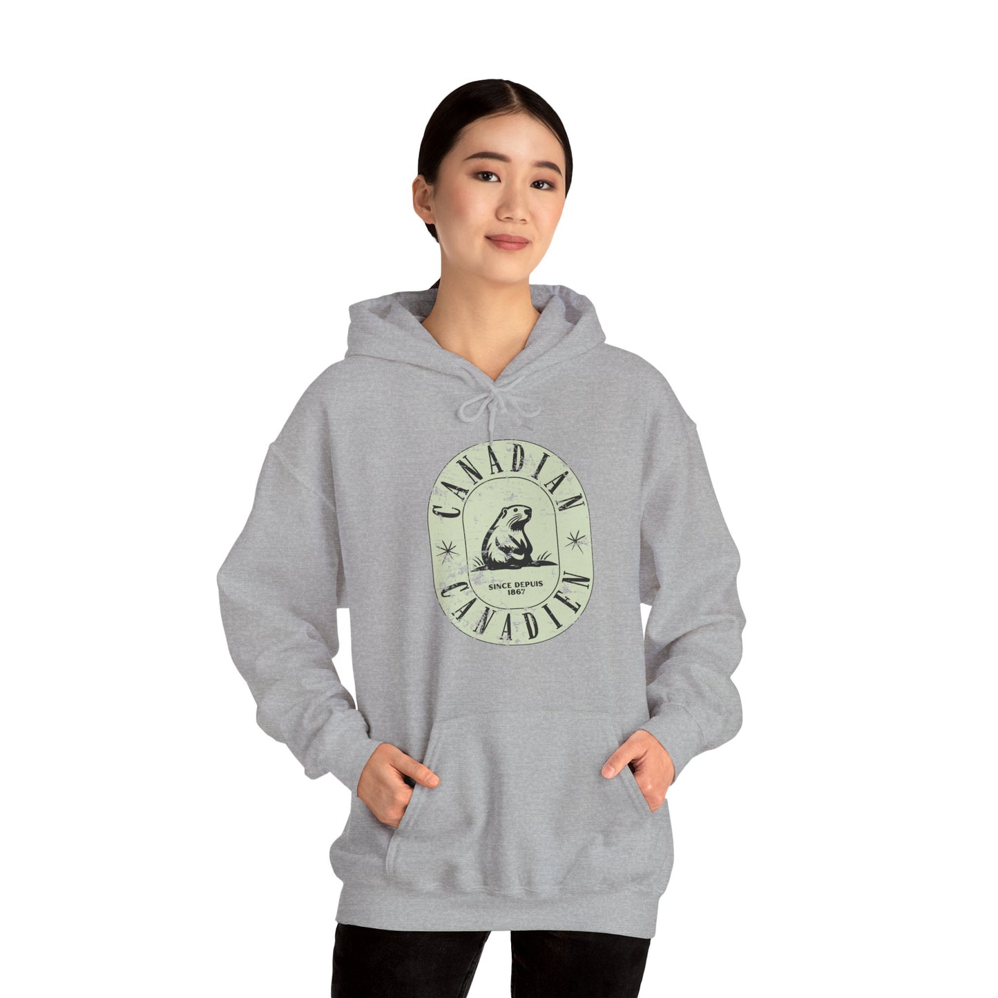 Vintage Canadian Beaver Heritage Hoodie