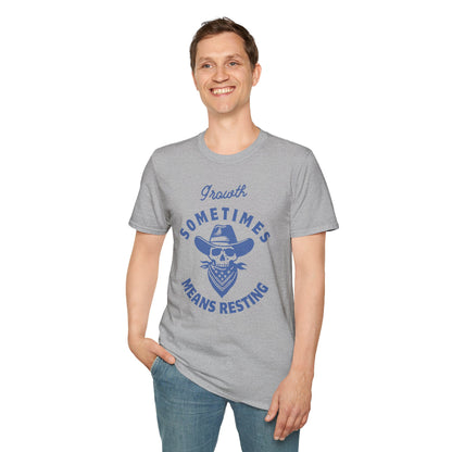 "Growth Sometimes Means Resting" Softstyle T-Shirt
