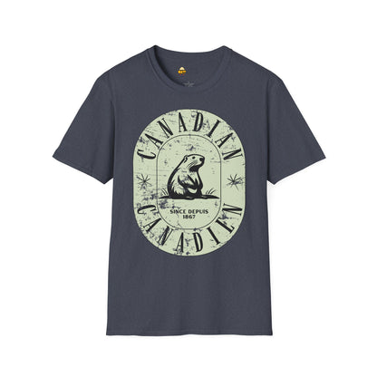 Vintage Canadian Beaver Softstyle T-Shirt