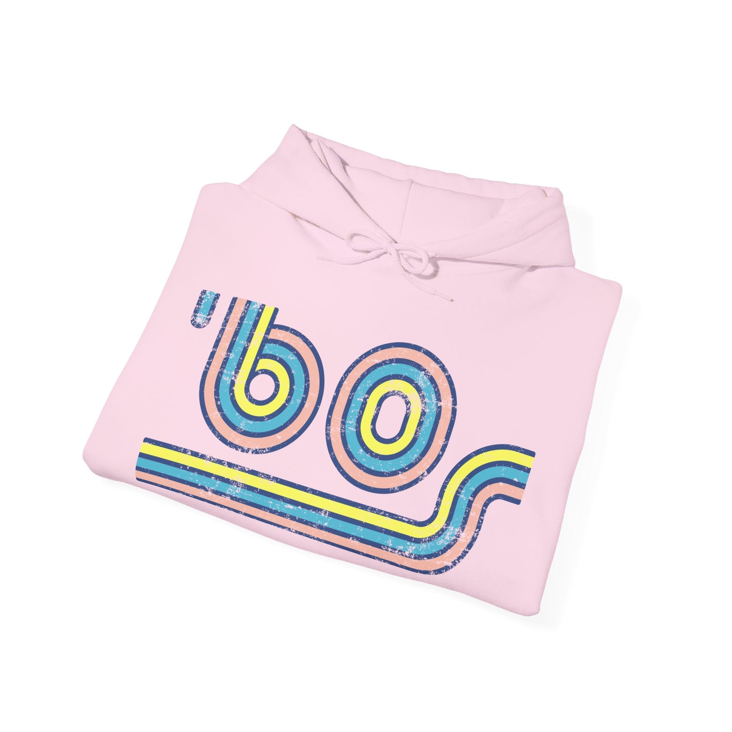 60s Distressed Retro Vibes Unisex Hoodie