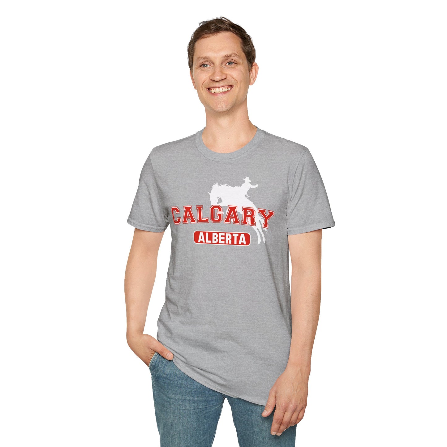 Calgary Alberta Varsity Softstyle T-Shirt