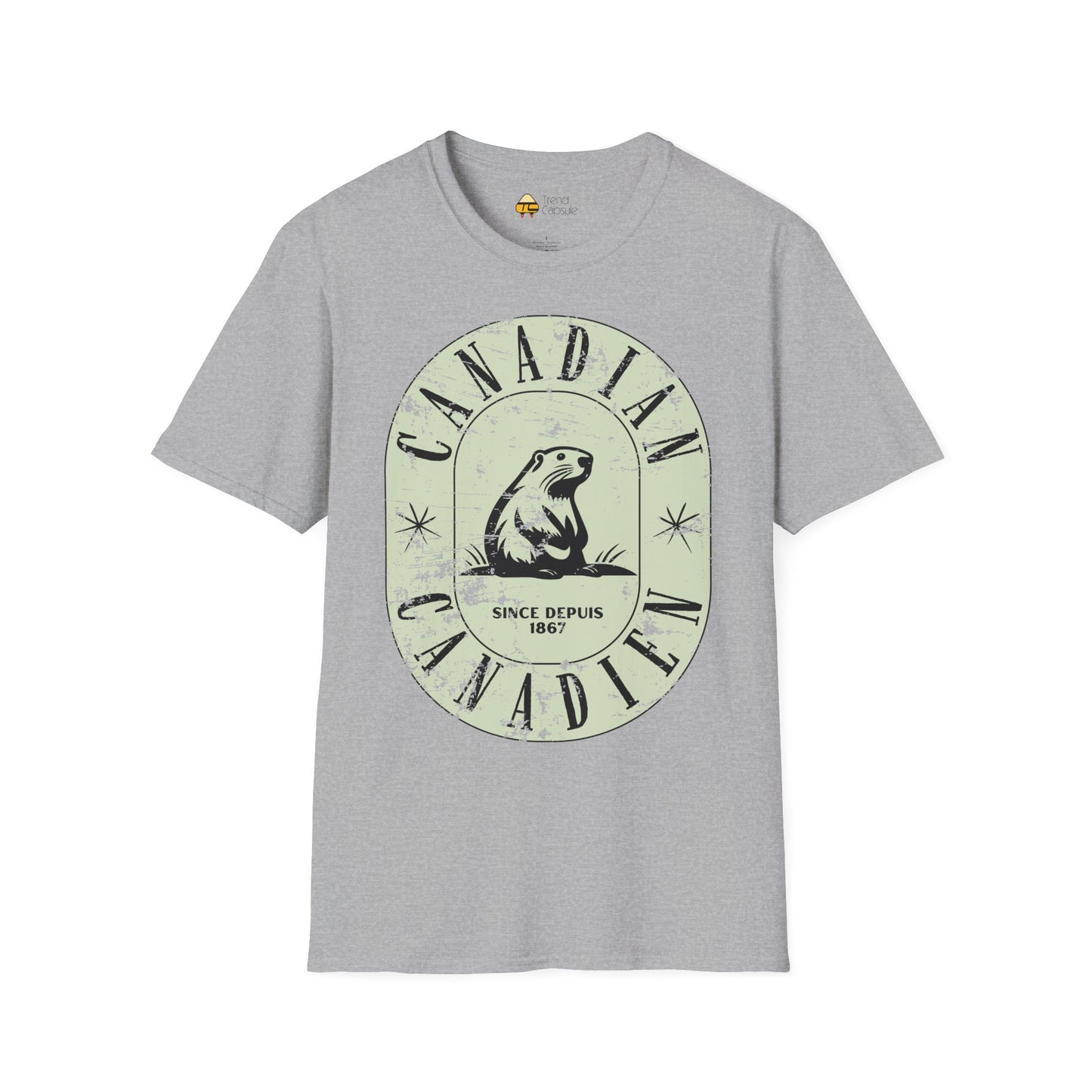 Vintage Canadian Beaver Softstyle T-Shirt