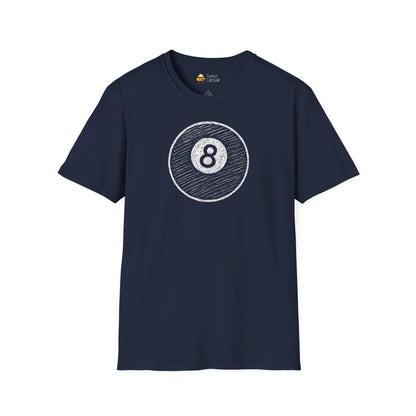 Vintage Chalkboard 8-Ball T-Shirt