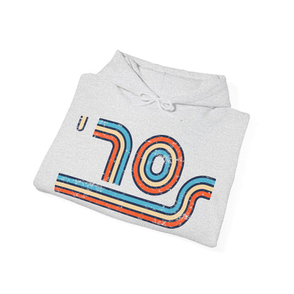 70s Distressed Retro Vibes Unisex Hoodie