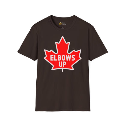Elbows Up Maple Leaf T-Shirt