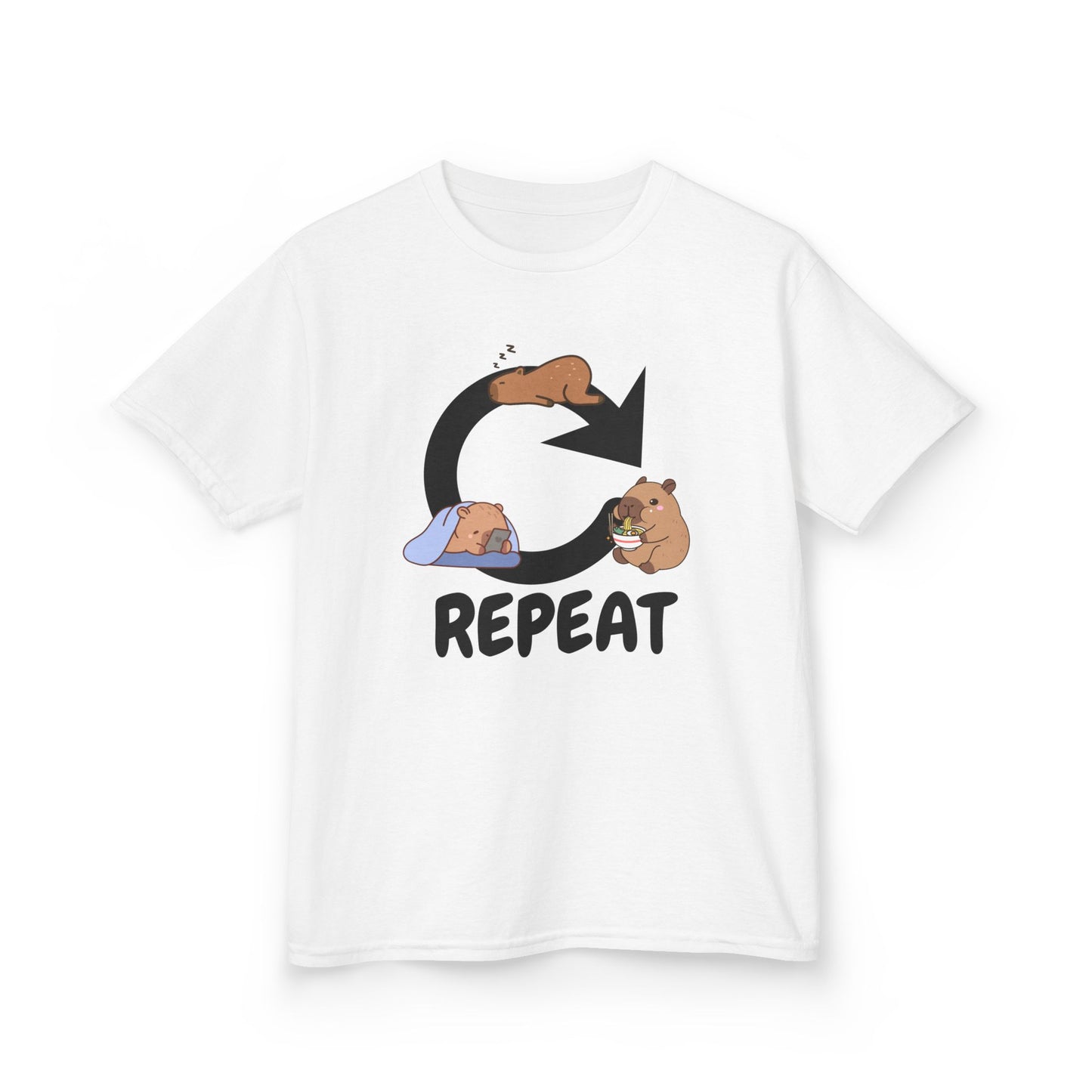 Youth's Funny Capybara T-Shirt