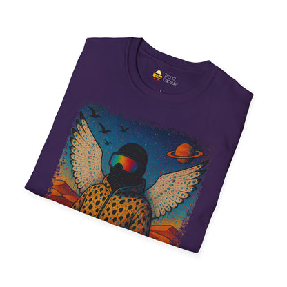 Desert Snowboarder Cosmic Spray-paint Softstyle T-Shirt