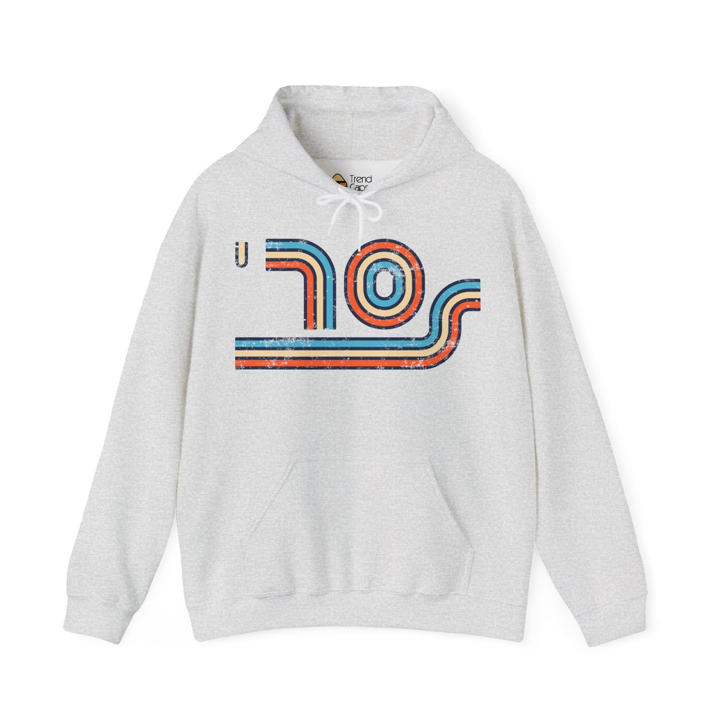 70s Distressed Retro Vibes Unisex Hoodie