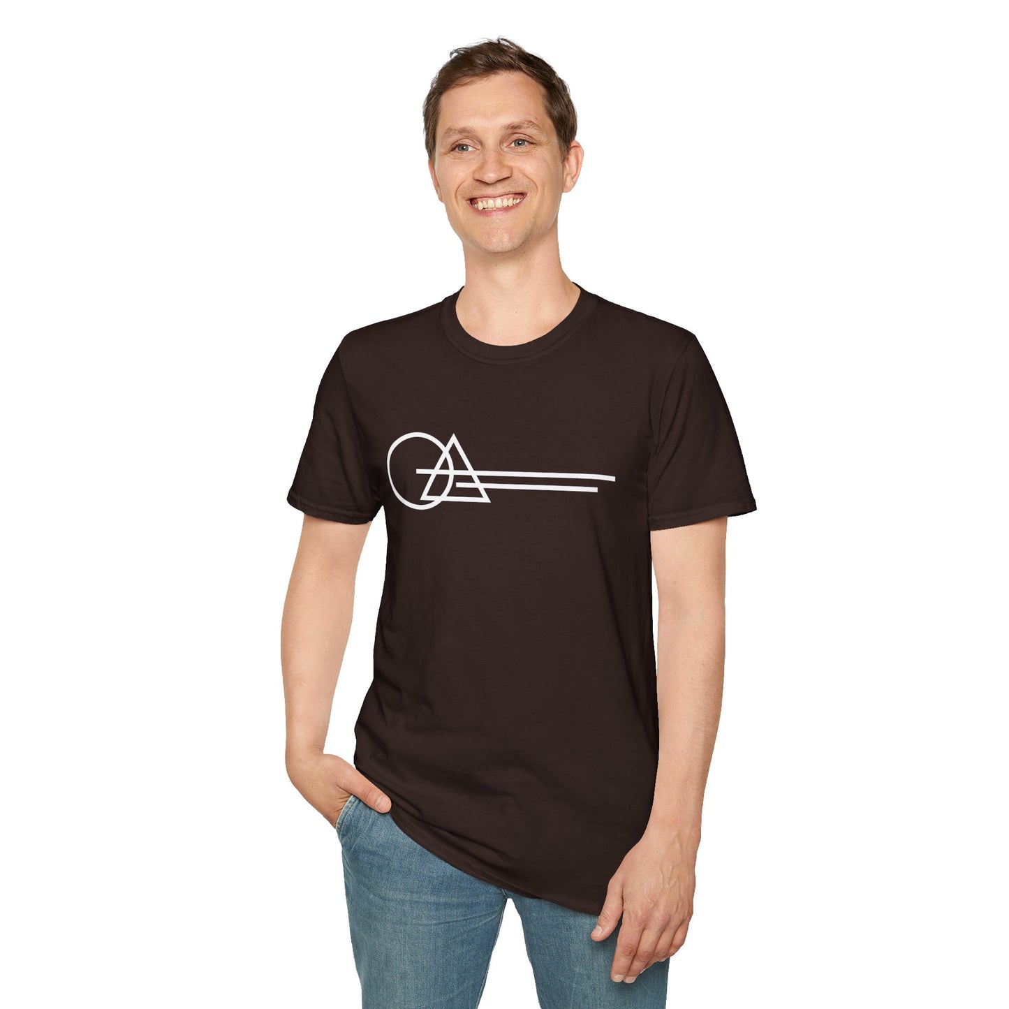 Minimalist Geometric Softstyle T-Shirt