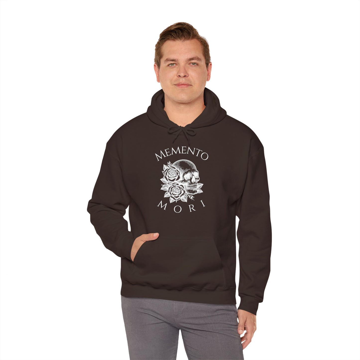 Memento Mori (Remember Death) Skull Rose Hoodie