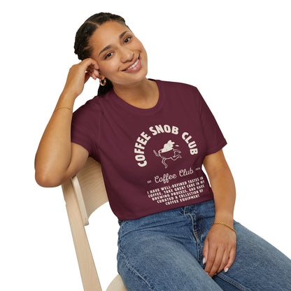 Coffee Snob Club Softstyle T-Shirt
