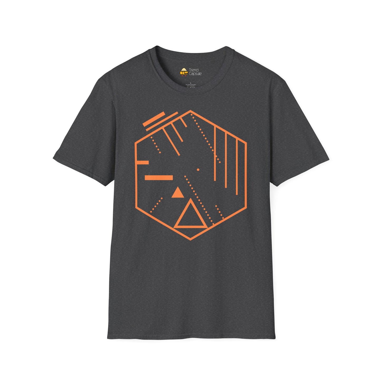Trendy Geometric Softstyle T-Shirt