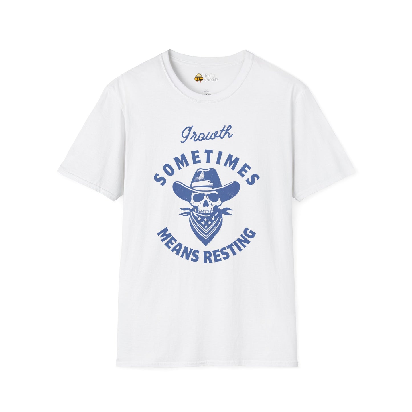 "Growth Sometimes Means Resting" Softstyle T-Shirt