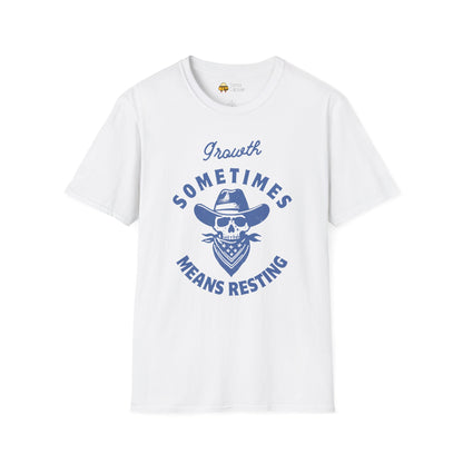 "Growth Sometimes Means Resting" Softstyle T-Shirt